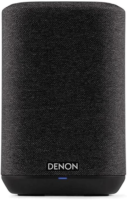 Denon Home 150 Wireless Smart Speaker – Compact Design, Wi-Fi & Bluetooth, HEOS Built-in, Alexa Built-in, Siri & AirPlay 2, Spotify Connect, Multi-Room Support, Black