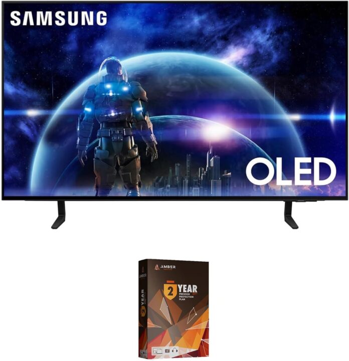 Samsung QN42S90DAEXZA 42 Inch 4K OLED Smart TV with Dolby Atmos and 2 Year Amber Protection Plan (2024)